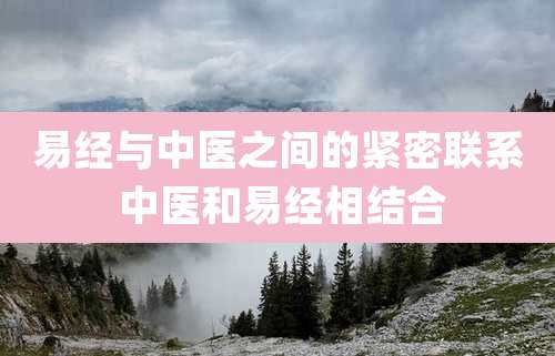 易经与中医之间的紧密联系 中医和易经相结合