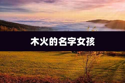 木火的名字女孩