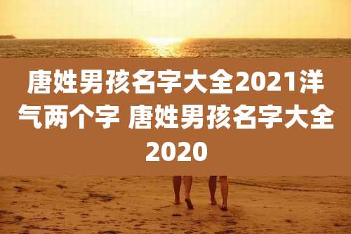 唐姓男孩名字大全2021洋气两个字 唐姓男孩名字大全2020