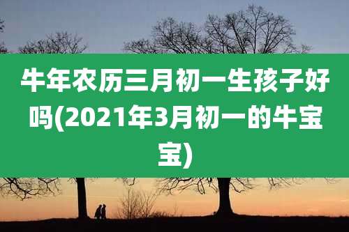 牛年农历三月初一生孩子好吗(2021年3月初一的牛宝宝)