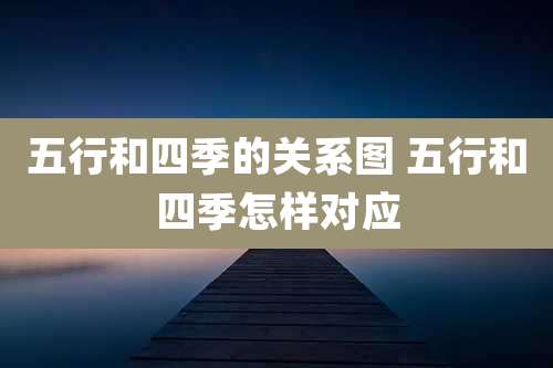 五行和四季的关系图 五行和四季怎样对应