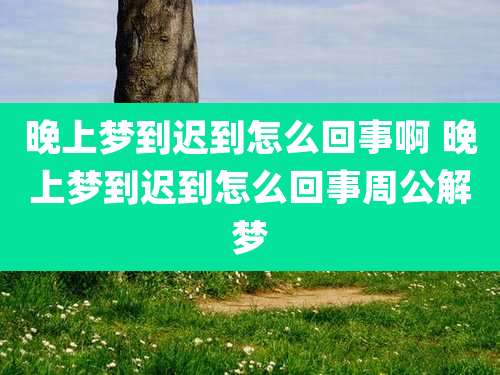 晚上梦到迟到怎么回事啊 晚上梦到迟到怎么回事周公解梦