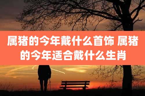 属猪的今年戴什么首饰 属猪的今年适合戴什么生肖