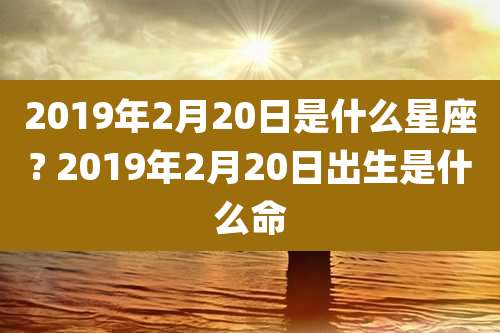 2019年2月20日是什么星座? 2019年2月20日出生是什么命