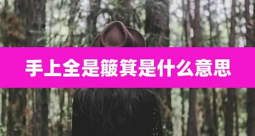 手上全是簸箕是什么意思