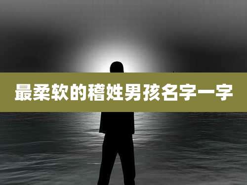 最柔软的稽姓男孩名字一字
