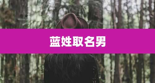 蓝姓取名男