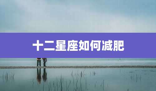 十二星座如何减肥