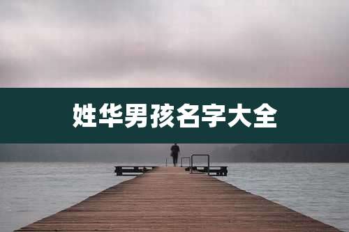 姓华男孩名字大全