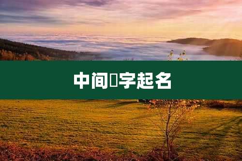 中间晧字起名