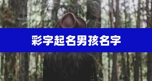 彩字起名男孩名字