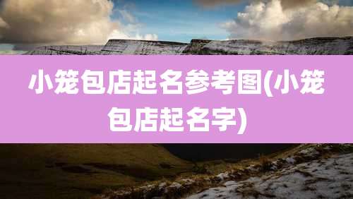 小笼包店起名参考图(小笼包店起名字)