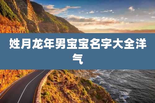 姓月龙年男宝宝名字大全洋气