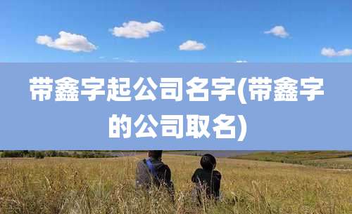 带鑫字起公司名字(带鑫字的公司取名)