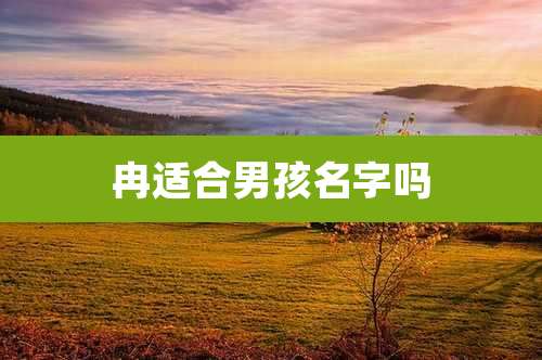 冉适合男孩名字吗