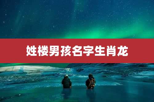 姓楼男孩名字生肖龙