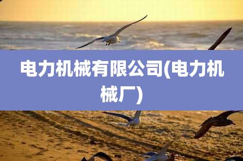 电力机械有限公司(电力机械厂)