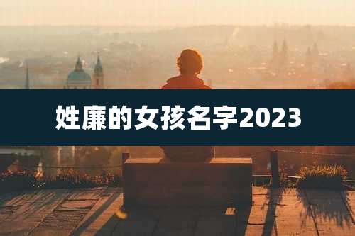 姓廉的女孩名字2023