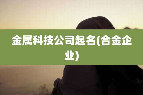 金属科技公司起名(合金企业)