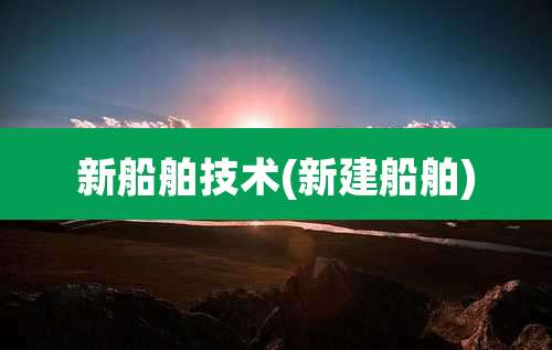 新船舶技术(新建船舶)