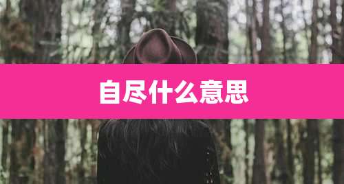 自尽什么意思