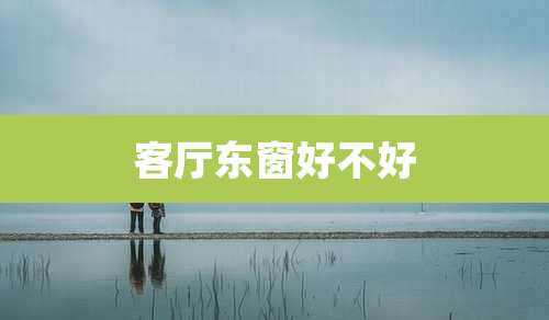 客厅东窗好不好