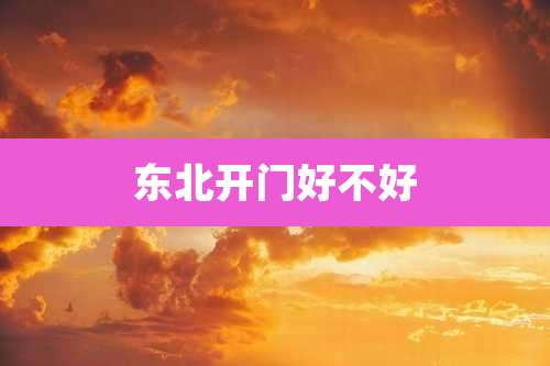 东北开门好不好
