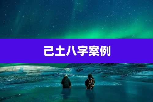 己土八字案例