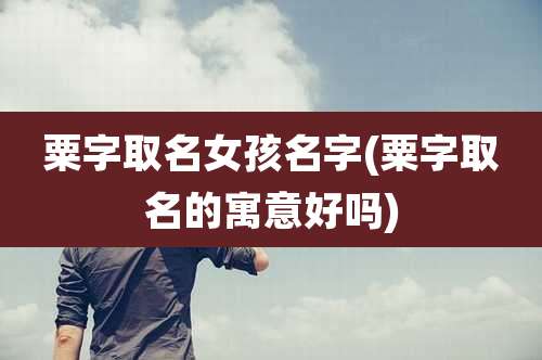 粟字取名女孩名字(粟字取名的寓意好吗)