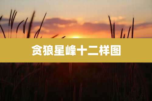 贪狼星峰十二样图