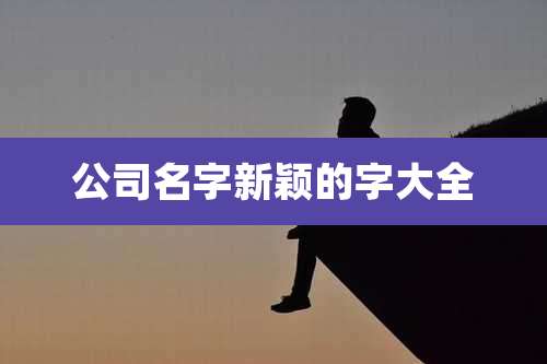 公司名字新颖的字大全