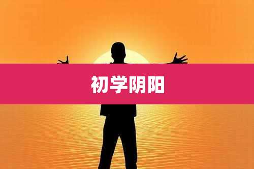 初学阴阳