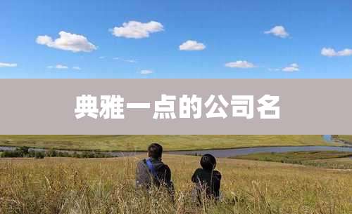 典雅一点的公司名