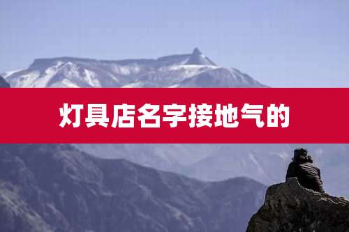 灯具店名字接地气的
