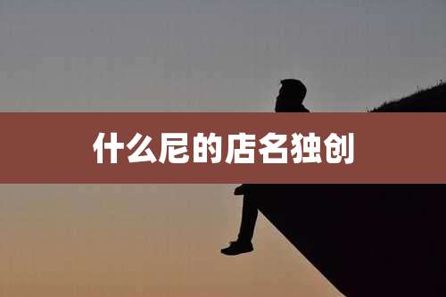 什么尼的店名独创