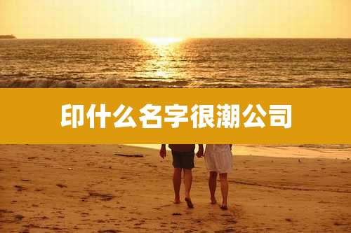 印什么名字很潮公司