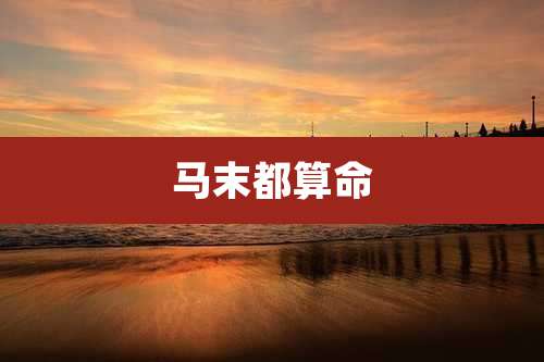 马末都算命