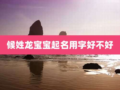 候姓龙宝宝起名用字好不好