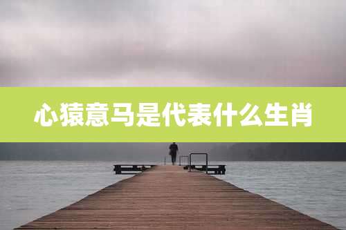 心猿意马是代表什么生肖