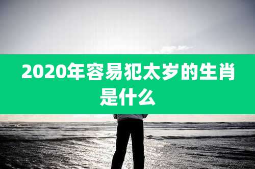 2020年容易犯太岁的生肖是什么