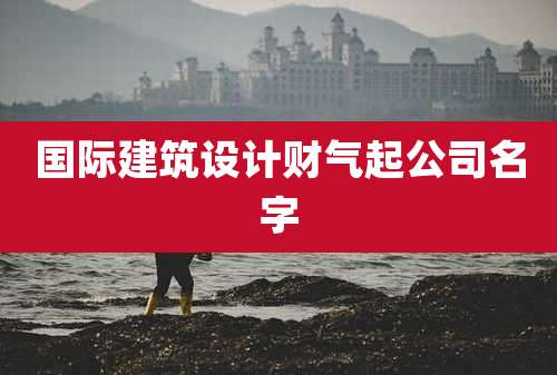 国际建筑设计财气起公司名字