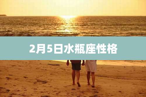 2月5日水瓶座性格