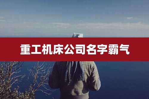 重工机床公司名字霸气