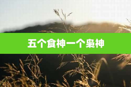 五个食神一个枭神