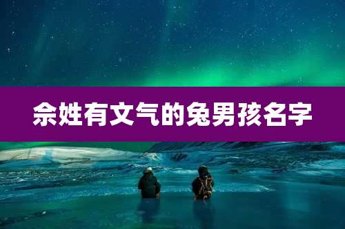 佘姓有文气的兔男孩名字