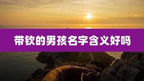 带钦的男孩名字含义好吗