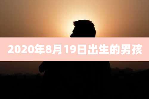 2020年8月19日出生的男孩