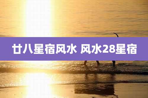 廿八星宿风水 风水28星宿