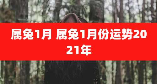 属兔1月 属兔1月份运势2021年