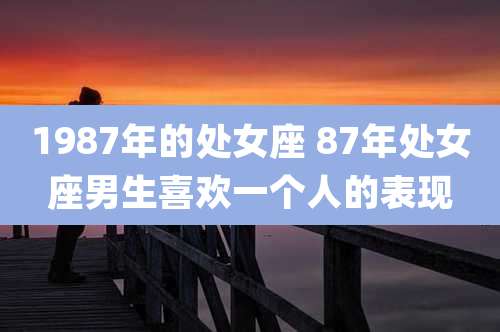 1987年的处女座 87年处女座男生喜欢一个人的表现